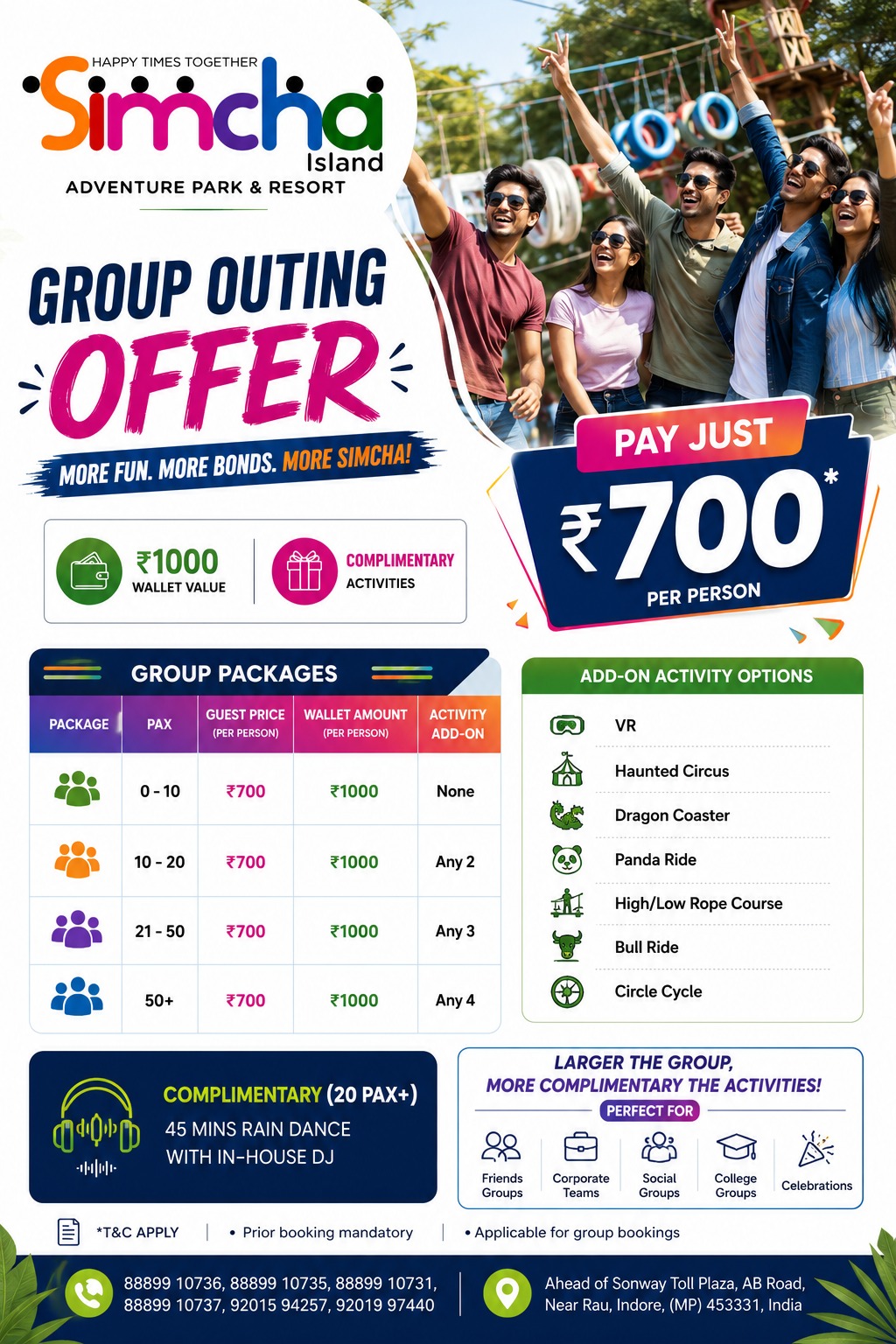 group outing offer